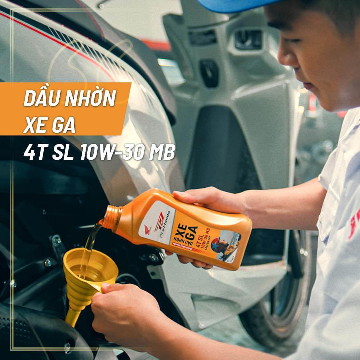 Dòng sản phẩm cho xe ga ProHonda 4T SL 10W-30 MB