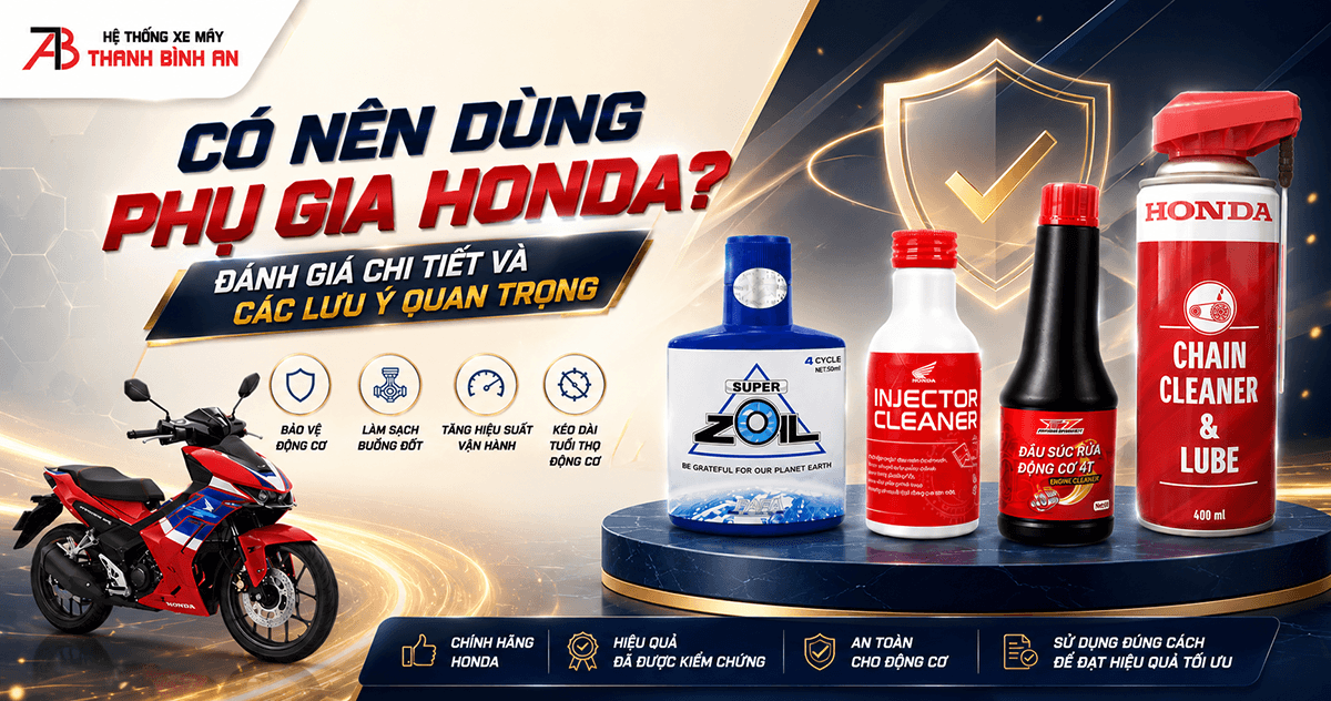 Có nên dùng phụ gia Honda? Đánh giá chi tiết và các lưu ý quan trọng